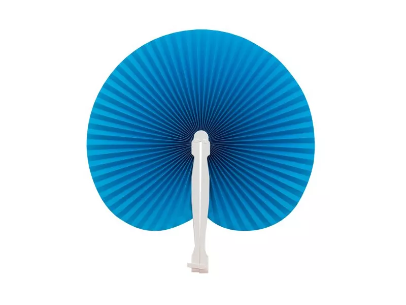 Ventaglio Pieghevole - Azzurro