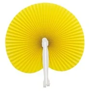 Ventaglio Pieghevole - Giallo