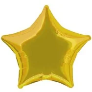 Palloncino Mylar - Ø 90 cm - Stella Oro
