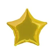 Palloncino Mylar - Ø 45 cm - Stella Oro