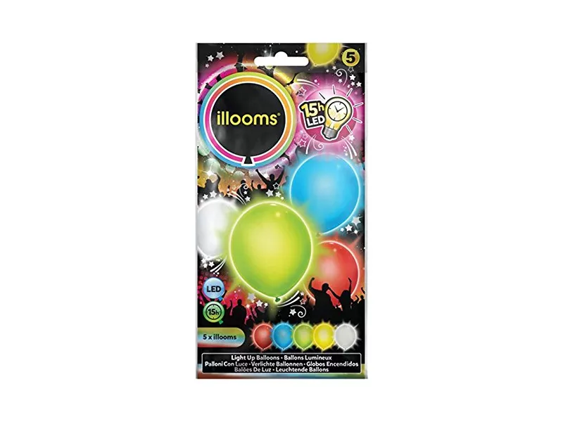 Palloncino Luminoso - Assortiti (Conf. 5) Palloncino Luminoso - Assortiti (Conf. 5)