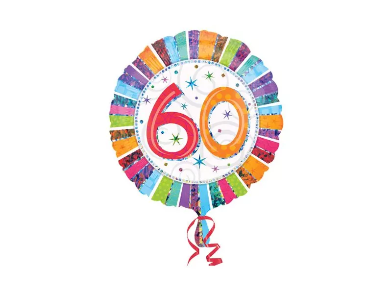 Palloncino in Mylar - Radiant - Numero 60