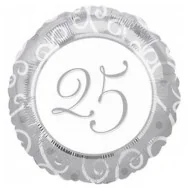 Palloncino in Mylar - 25° Anniversario