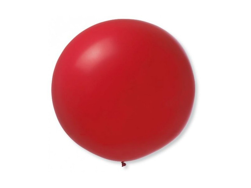 Palloncino Gigante Tondo - Ø 80 cm - Rosso