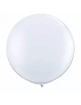 Palloncino Gigante Tondo - Ø 80 cm - Bianco