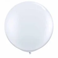 Palloncino Gigante Tondo - Ø 80 cm - Bianco