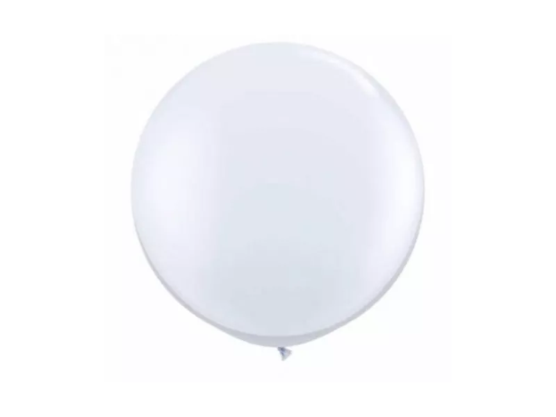 Palloncino Gigante Tondo - Ø 80 cm - Bianco