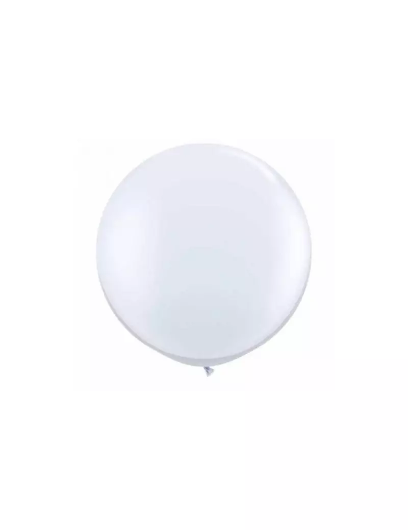 Palloncino Gigante Tondo - Ø 80 cm - Bianco