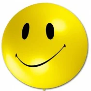 Palloncino Gigante Tondo - Ø 100 cm - Smile