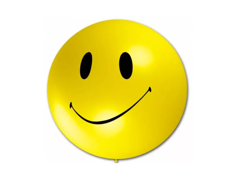 Palloncino Gigante Tondo - Ø 100 cm - Smile
