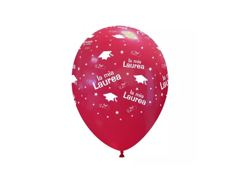 Palloncino Decoro - Ø 30 cm - Laurea