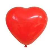 Palloncino a Cuore - Ø 30 cm - Rosso (Conf. 20)