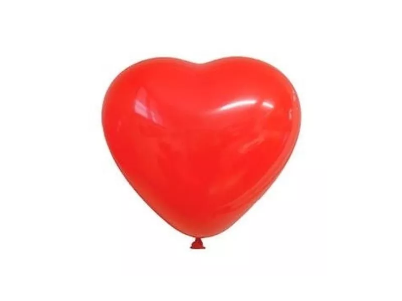 Palloncino a Cuore - Ø 30 cm - Rosso (Conf. 20)