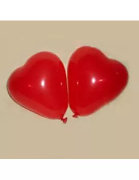 Palloncino a Cuore - Ø 13 cm - Rosso (Conf. 20)