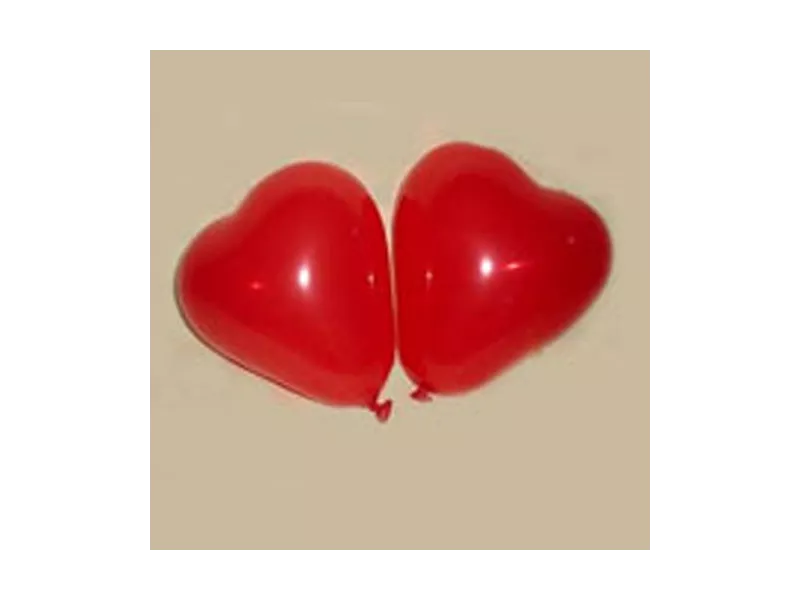 Palloncino a Cuore - Ø 13 cm - Rosso (Conf. 20)