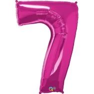 Palloncino in Mylar - Numero 7 - Rosa