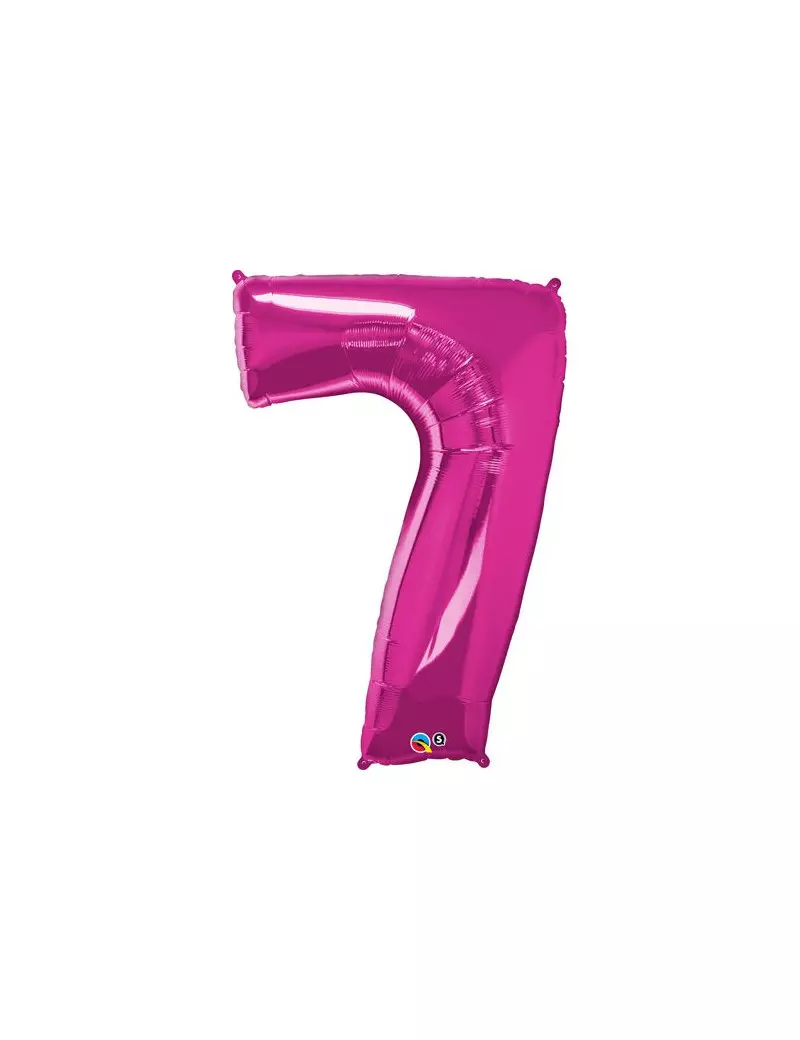 Palloncino in Mylar - Numero 7 - Rosa Palloncino in Mylar - Numero 7 - Rosa