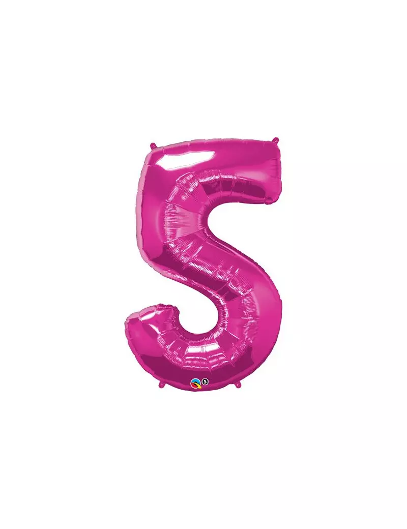 Palloncino in Mylar - Numero 5 - Rosa Palloncino in Mylar - Numero 5 - Rosa