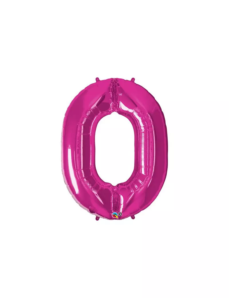Palloncino in Mylar - Numero 0 - Rosa Palloncino in Mylar - Numero 0 - Rosa