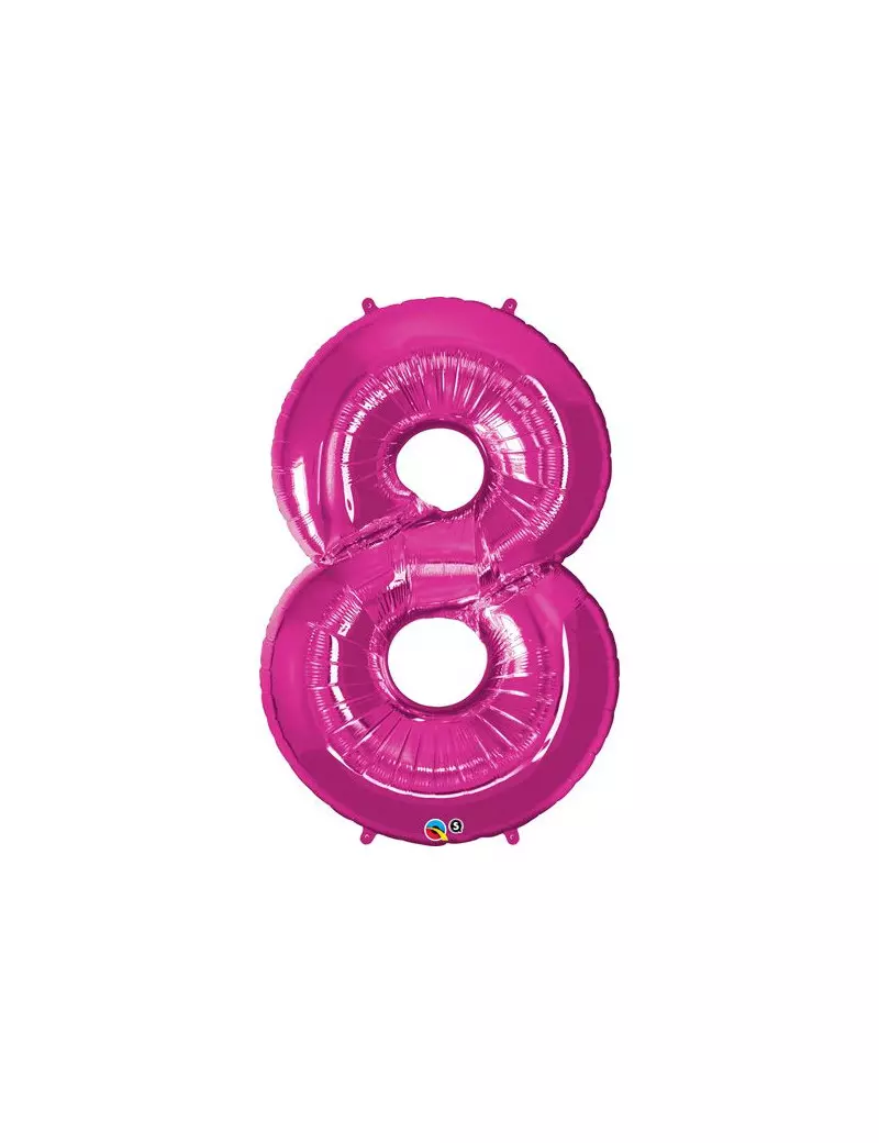 Palloncino in Mylar - Numero 8 - Rosa Palloncino in Mylar - Numero 8 - Rosa