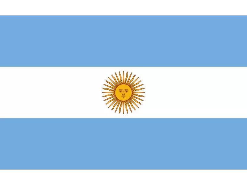 Bandiera - Argentina - 30x20 cm