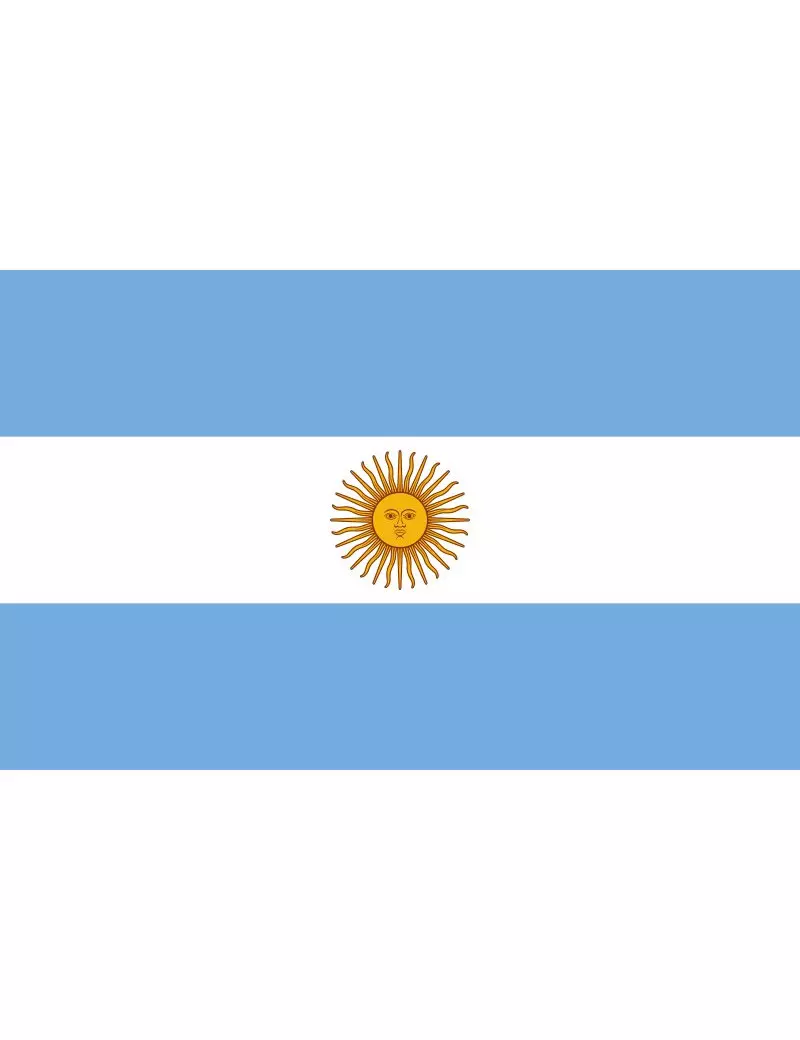 Bandiera - Argentina - 30x20 cm