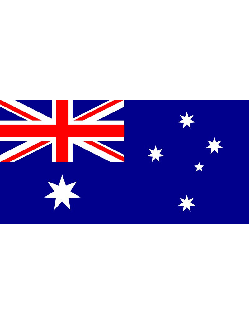 Australia Banderas de Australia y Oceanía poliéster 150 x 90 cm, 2 Ojales de Metal INERRA 