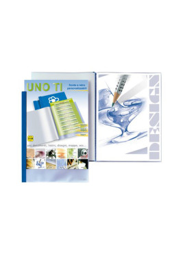 Album Personalizzabili Uno TI Sei Rota - 50x70 cm - 55501207 (Blu 12 Buste)