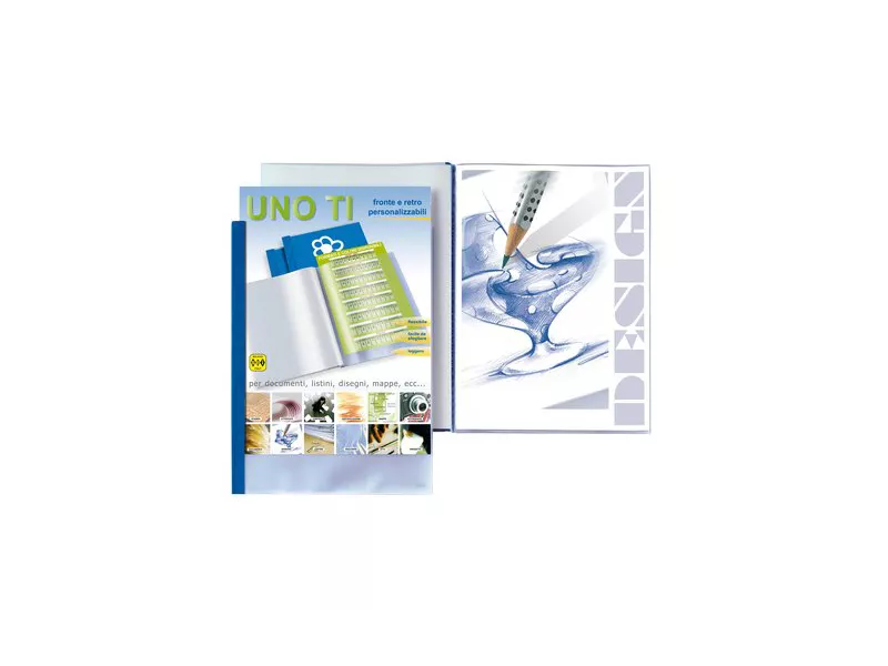 Album Personalizzabili Uno TI Sei Rota - 50x70 cm - 55501807 (Blu 18 Buste)