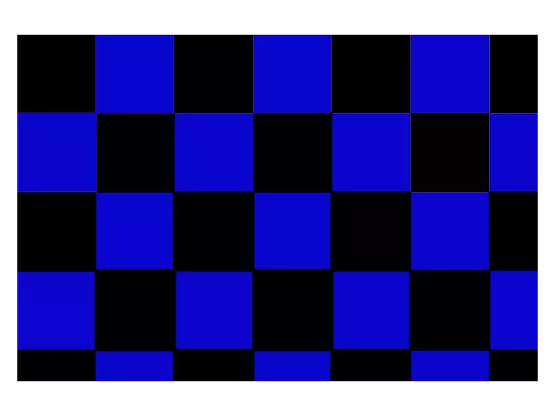 Bandiera - Nero/Azzurro - 150x90 cm - A Scacchi