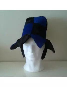 Cappello - Cilindro - Nero/Azzurro