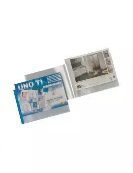 Portalistino Personalizzabile Uno TI ad Album Sei Rota - 42x30 cm - 48 Buste - 55424807 (Blu)