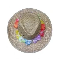 Cappello Hawaiano in Paglia con Fiori