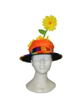 Cappello Clown con Fiore