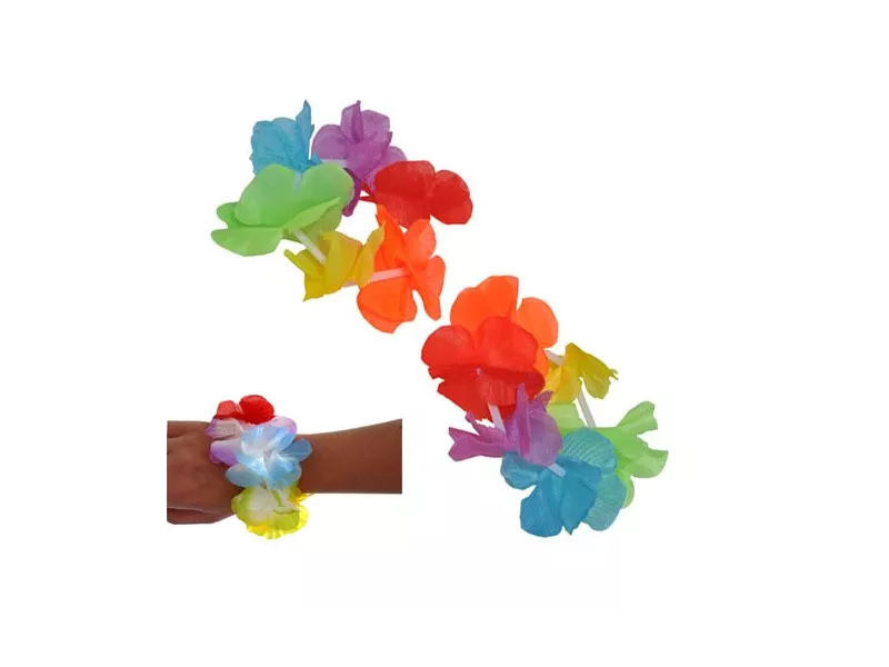 Braccialetti Hawaiani Multicolor (Conf. 2)