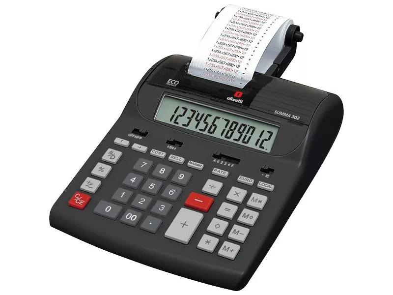 Calcolatrice Scrivente Summa 302 Olivetti