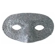 Mascherina Glitter - Argento