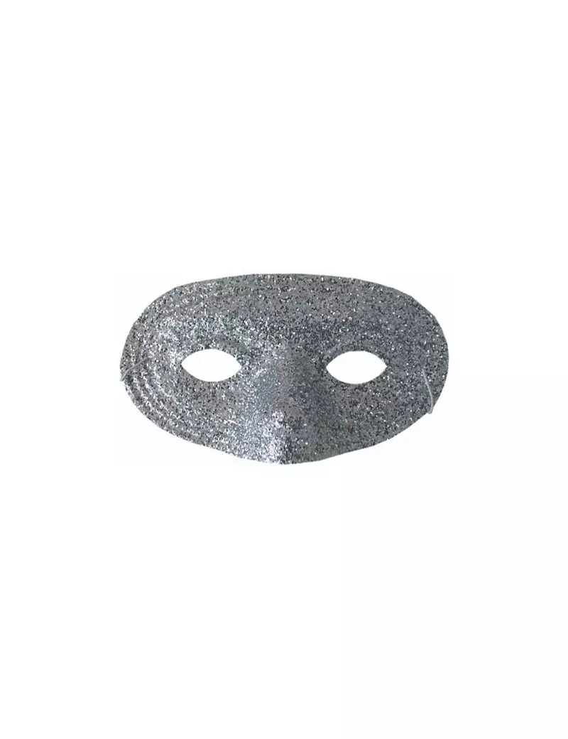 Mascherina Glitter - Argento Mascherina Glitter - Argento