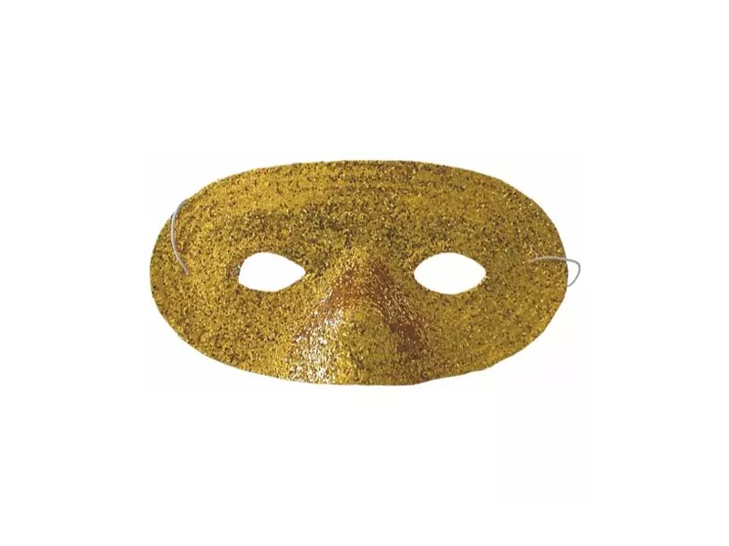Mascherina Glitter - Oro