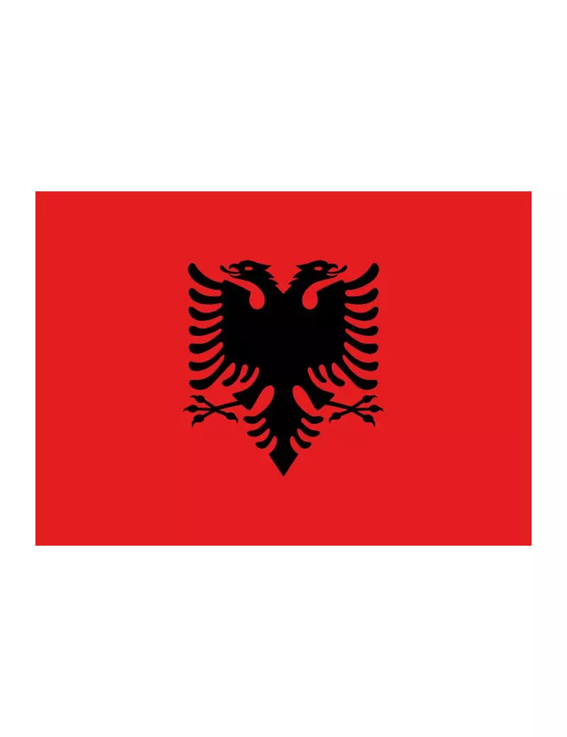 Bandiera Albania 150x90 cm 8056182174192