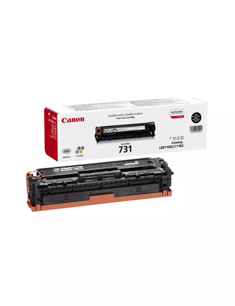 Toner Originale Canon 731BK 6272B002 (Nero 1500 pagine)