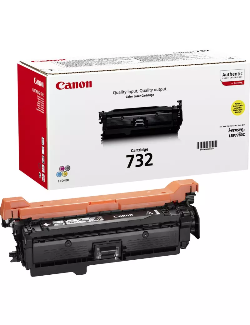 Toner Originale Canon 732y 6260B002 (Giallo 6400 pagine)