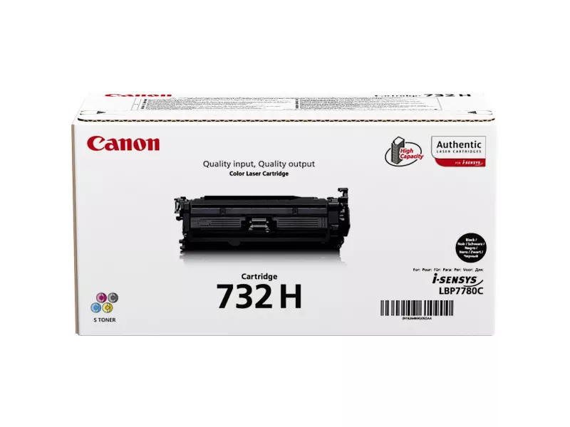 Toner Originale Canon 732hbk 6264B002 (Nero 12000 pagine)
