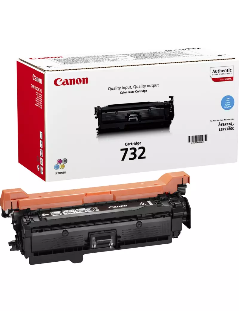 Toner Originale Canon 732c 6262B002 (Ciano 6400 pagine)