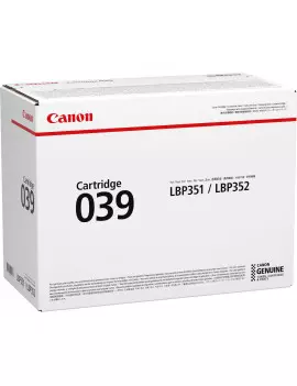 Toner Originale Canon 039 0287C001 (Nero 11000 pagine)