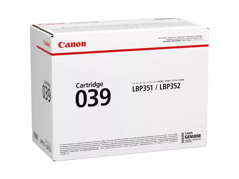 Toner Originale Canon 039 0287C001 (Nero 11000 pagine)