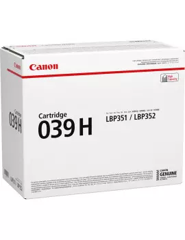 Toner Originale Canon 039h 0288C001 (Nero 25000 pagine)