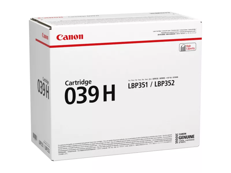 Toner Originale Canon 039h 0288C001 (Nero 25000 pagine)