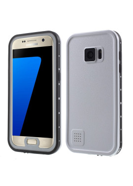 Cover RedPepper Impermeabile Waterproof Anti Urto Anti-Shock per Samsung Galaxy S7 G930 (Bianco)