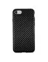 Cover in Silicone Morbido Carbon Look per iPhone 7 4,7" (Nero)